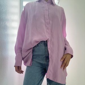 purple button-up shirt**SOLD**